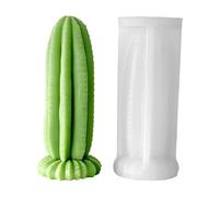 Cactus Candle Mold | Cute 3D Realistic Novelty Reusable Mould, Clay Craft Chocolate Molds For Adults Lovers Family Friends Women Crafting Projects Use, Handy Piece For Daily DIY And Simple