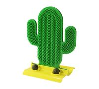 Cactus Cat Scratching Post, Interactive Sisal Scratcher, Tower Catnip, Color Green Indoor Claw Grinding and Exercise Tree, Fun Cactus-Shaped Play Post for Small
