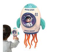 Cactus Chantant Et Dansant - Jouet Électrique 14,8×11×21,2 Cm À Thème Fusée Avec Lumière Et Musique | Dansante Avec Projecteur LED Pour Garçons Et Filles 3 Ans Et Plus, Cadeau Interactif Amusan