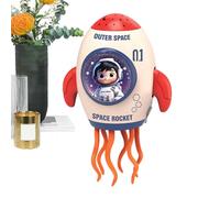 Cactus Chantant Et Dansant - Jouet Électrique 14,8×11×21,2 Cm À Thème Fusée Avec Lumière Et Musique | Dansante Avec Projecteur LED Pour Garçons Et Filles 3 Ans Et Plus, Cadeau Interactif Amusan