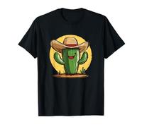Cactus Cool avec Chapeau de Cowboy Brille dans Les Tenues T-Shirt