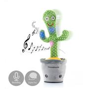 Cactus dansant et parlant avec musique et LED multicolores, rechargeable Cacxi InnovaGoods