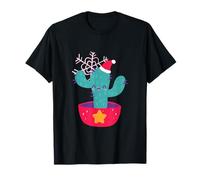 Cactus de noël Moche sud-Ouest désert Flocon de Neige Hiver noël T-Shirt