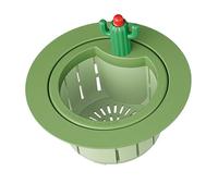 Cactus Design Crépine de vidange d ' évier Presse pour vider le panier de filtre automatique Collecteur de résidus alimentaires Récupérateur de déchets Panier de filtre d ' évier