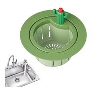 Cactus Drain D'Évier De Cuisine - Vidage par Pression Anti-Obstruction Design Mignon Cactus | Passoire d'Évier Drainage pour Cuisine,pour Dortoir, Appartement, Hôtel, Salle De Bains