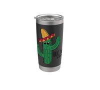 Cactus drôle Hug Me Please Gobelet isotherme en acier inoxydable double paroi