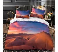 Cactus du désert Housse de Couette Imprimé en 3D Super Douce Léger Illustration botanique Parure de Lit Microfibre résistante Fermeture Éclair Hypoallergique for Garçon Super king（260x220cm）