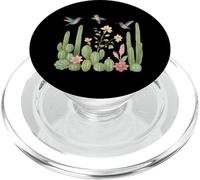 Cactus du désert Southwest Vintage Saguaro Cactus et Oiseaux Floraux PopSockets PopGrip pour MagSafe