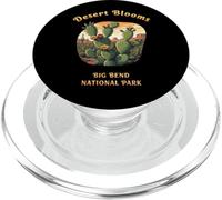 Cactus en Fleurs du désert au Parc National de Big Bend PopSockets PopGrip pour MagSafe