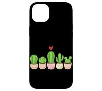 Cactus en Pot pour Amoureux des Plantes succulentes Coque pour iPhone 14 Plus