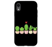 Cactus en Pot pour Amoureux des Plantes succulentes Coque pour iPhone XR