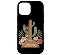 Cactus Floral bohème sud-Ouest Occidental Rustique Vintage Cactus Coque pour iPhone 12 Pro Max