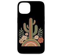 Cactus Floral bohème sud-Ouest Occidental Rustique Vintage Cactus Coque pour iPhone 13