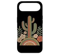 Cactus Floral bohème sud-Ouest Occidental Rustique Vintage Cactus Coque pour iPhone Air