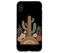 Cactus Floral bohème sud-Ouest Occidental Rustique Vintage Cactus Coque pour iPhone XS Max