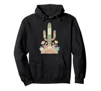 Cactus Floral bohème sud-Ouest Occidental Rustique Vintage Cactus Sweat à Capuche