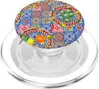 Cactus Fruits été Sicile Citron Art PopSockets PopGrip pour MagSafe