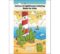 Cactus & Lighthouse Coloring Book for Kids
