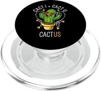 Cactus Love Pun You and Me Cactus Succulent Gardener Gift PopSockets PopGrip pour MagSafe