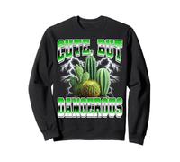 Cactus Mignon mais Dangereux Plante succulente Style années 90 Sweatshirt
