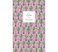 Cactus Notebook - Ruled Pages - 5x8 - Premium: (Saguaro Pink) Fun notebook 96 ruled/lined pages (5x8 inches / 12.7x20.3cm / Junior Legal Pad / Nearly A5)