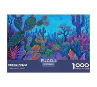 Cactus Puzzle 1000 Pièces Educa Jouet en Bois Cadeau Unique De l'art De La Décoration Jardin Jeu Éducatif Challenge Toy Adultes & Enfants des 14 Ans 38x26cm/1000pcs