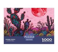 Cactus Puzzle 1000 Pièces Educa Jouet en Bois Cadeau Unique De l'art De La Décoration Jardin Jeu Éducatif Challenge Toy Adultes & Enfants des 14 Ans 70x50cm/1000pcs