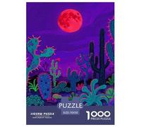 Cactus Puzzle 1000 Pièces Educa Jouet en Bois Cadeau Unique Décoration Intérieure Jardin Jeu Éducatif Challenge Toy Adultes & Enfants des 14 Ans 70x50cm/1000pcs