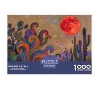 Cactus Puzzle 1000 Pièces Educa Jouet en Bois Divertissement Créatif De l'art De La Décoration Jardin Jeu Éducatif Challenge Toy Adultes & Enfants des 14 Ans 38x26cm/1000pcs