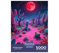 Cactus Puzzle 1000 Pièces Educa Jouet en Bois Divertissement Créatif Décoration Intérieure Jardin Jeu Éducatif Challenge Toy Adultes Et Enfants À Partir De 14 Ans 70x50cm/1000pcs