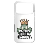 Cactus Queen Grandma Funny Cactus Nana Lover Coque pour iPhone 17 Pro