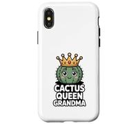 Cactus Queen Grandma Funny Cactus Nana Lover Coque pour iPhone X/XS
