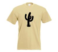 Cactus Saguaro Pictogramme T-Shirt Impression Haut Fun Design Imprimé