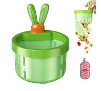 Cactus Sink Strainer Basket, Press Automatic Dumping Cactus Kitchen Sink Strainer Basket Fine Mesh, Creative Multifunctional Waste Collector for Food Waste (B-Green)