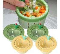 Cactus Sink Strainer, Creative Cactus Sink Filter Kitchen Sink Garbage Filter Drainpreferredbasket Home Utility Tool, Fun Sink Accessory for Home Bathroom (4PCS)