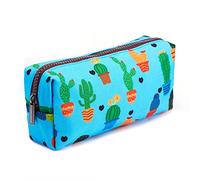 Cactus Trousse étudiants Toile Pen Sac pochette Coque stationnaire Maquillage de sac (Cactus)