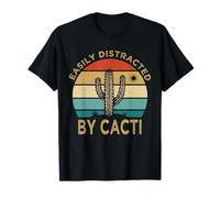 Cactus vintage amusant et facile à distraire par les cactus T-Shirt
