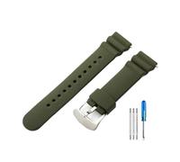 CACVGVMGTW Accessoires en Silicone for Seiko No. 5 SKX 007, adaptés au Water Ghost, petit Mm blanc, peut remplacer le bracelet de montre de plongée(Green(LZ)-SWeel)
