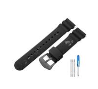 CACVGVMGTW Accessoires en Silicone for Seiko No. 5 SKX 007, adaptés au Water Ghost, petit Mm blanc, peut remplacer le bracelet de montre de plongée(Black(SW)-Black)
