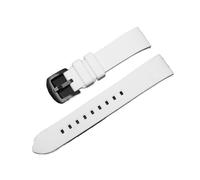 CACVGVMGTW Bracelet de montre en silicone for homme, compatible avec Seiko No. 5, Tissot, Rolex, luxe, plongée en caoutchouc, Mido, Longines, Citizen Watch Band 20 mm 22 mm(White-Black-K2,20mm)