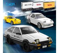 Cada Anime Initial D Champion véhicule blocs de construction Compatible City Street View japonais Parking briques jouets garçons cadeaux C55017W With Box