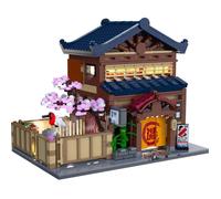 CADA Bâtiments - Jeu de construction - Bains Japonais- 1249 pièces - Dès 14 ans - LED inclus