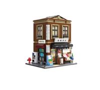 CADA Bâtiments - Jeu de construction - Librairie Japonaise - 1292 pièces - Dès 14 ans - LED inclus