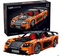 Jeu de brique et bloc Sycomore CaDA Master Voiture 1:8 Mazda RX-7 3305 pièces Multicolore