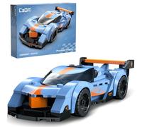CaDA C55058W Phantom Velocity Racing Car Building Block Model, 165 pièces, jouet de montage pour adulte à partir de 14 ans, bleu et orange