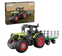 CaDA CLAAS Arion 660 Tracteur agricole - 448 pièces Maquette Brique C65015W | Modèle sous licence officielle du Dominator 370