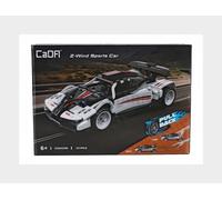 CADA DBLC52022W Z-WIND Voiture Sportive 321 Pièces Blanc Noir 1/20