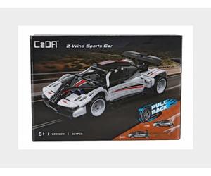 CADA DBLC52022W Z-WIND Voiture Sportive 321 Pièces Blanc Noir 1/20