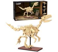 CADA DBLC59014W Jeu De Construction Dinosaure Fossile Velociraptor 256 Pièces