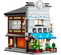 Cada LED ville Style japonais épicerie maison blocs de construction Double pont Duplex Architecture briques jouets pour enfant cadeaux no box
